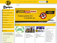 Tablet Screenshot of colegioequipe.com.br